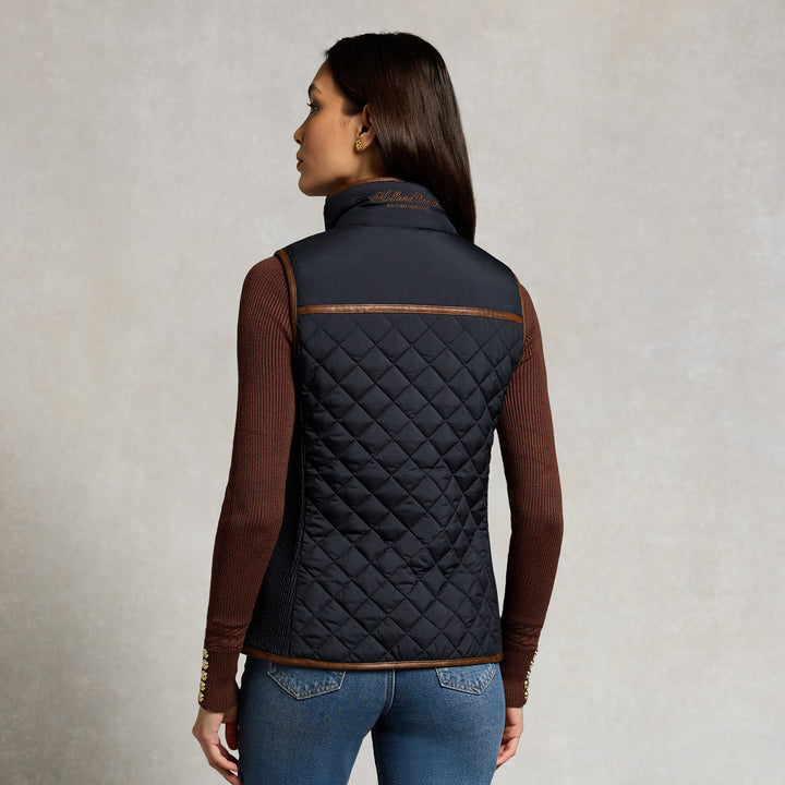 Holland Cooper Ladies Boughton Diamond Quilt Gilet
