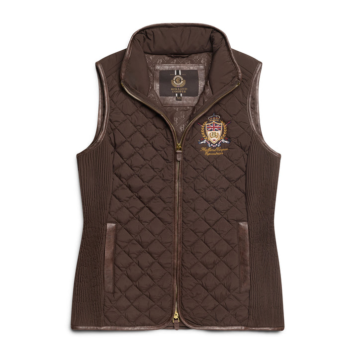 Holland Cooper Ladies Boughton Diamond Quilt Gilet