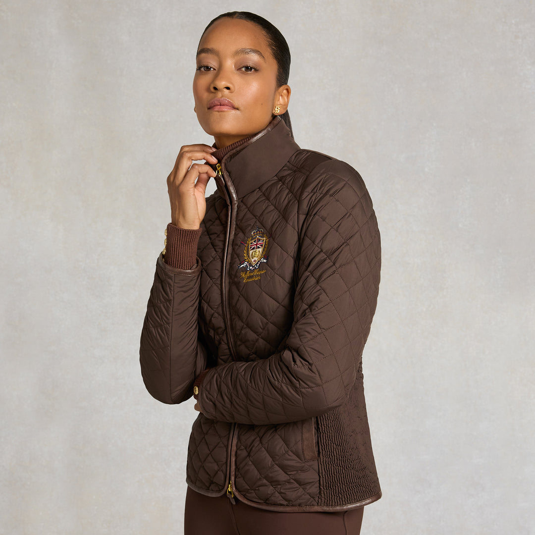 Holland Cooper Ladies Boughton Diamond Quilt Jacket