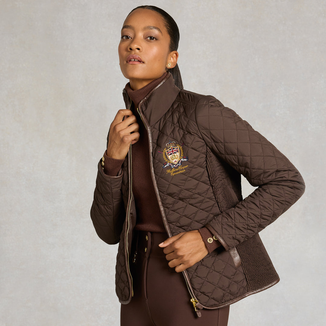Holland Cooper Ladies Boughton Diamond Quilt Jacket