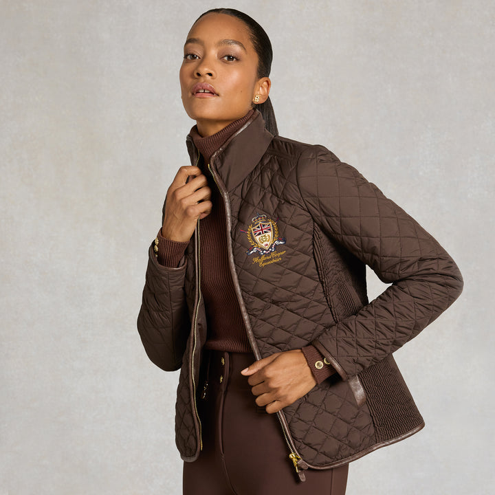 Holland Cooper Ladies Boughton Diamond Quilt Jacket