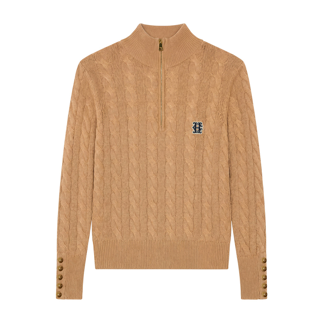 Holland Cooper Ladies Bourton Quarter Zip Knit