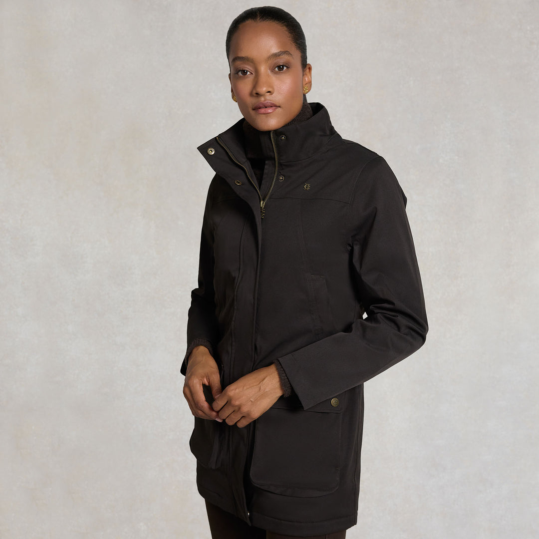 Holland Cooper Ladies Bramwell Waterproof Country Coat
