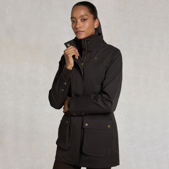 Holland Cooper Ladies Bramwell Waterproof Country Coat
