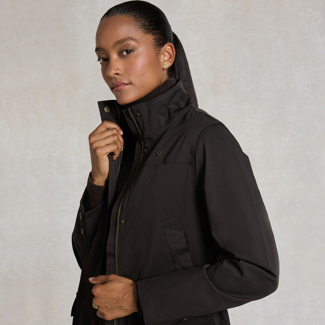 Holland Cooper Ladies Bramwell Waterproof Country Coat