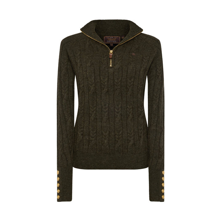 Holland Cooper Ladies Bridget Quarter Zip Knit