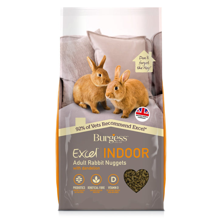 Burgess Excel Indoor Rabbit Food 10kg Bag
