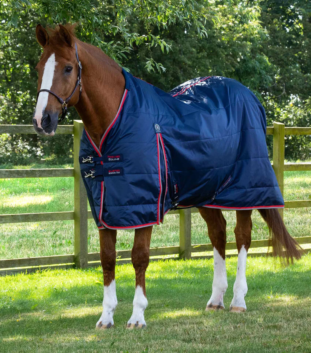 The Premier Equine Buster 100g Lightweight Stable Lite Rug in Navy#Navy