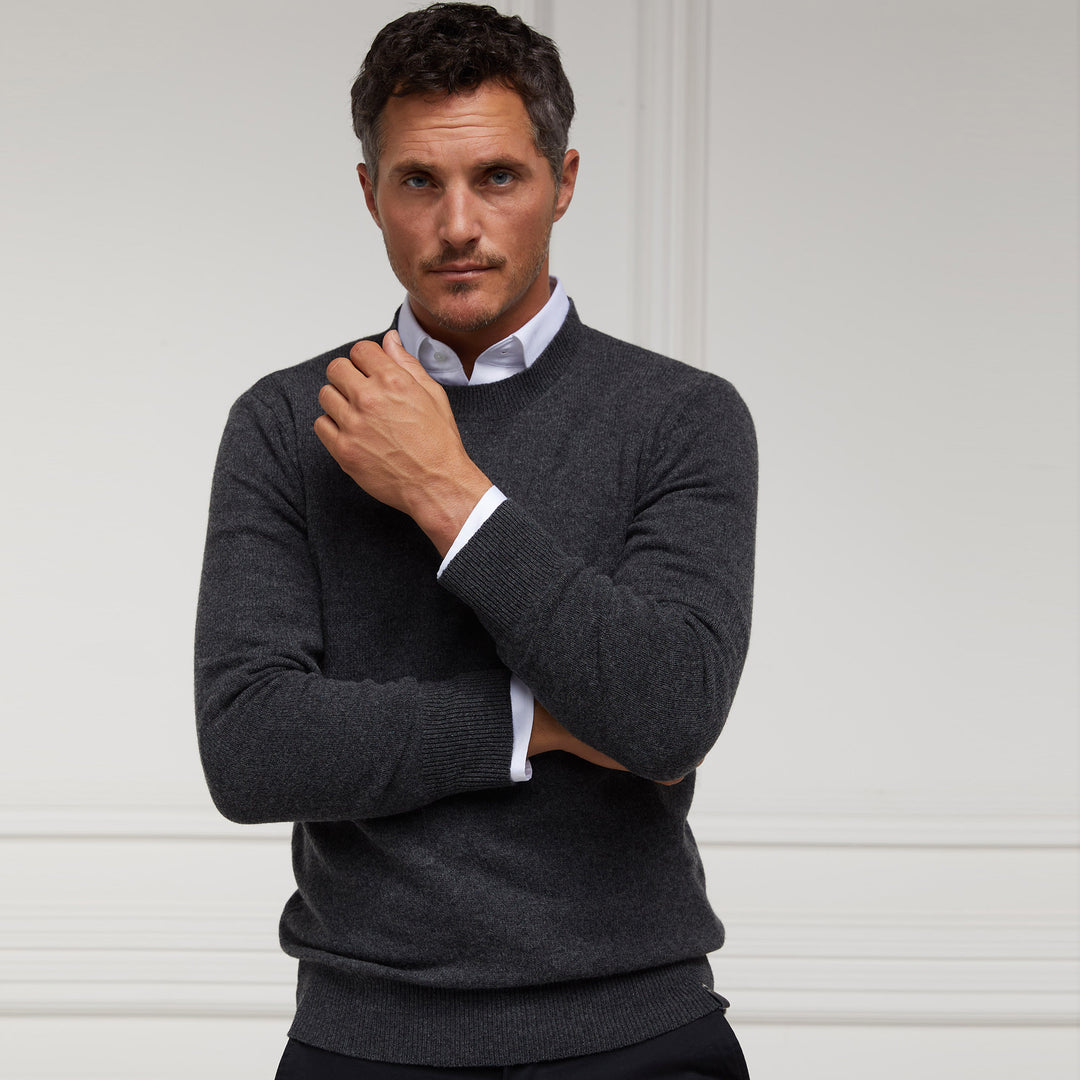 Holland Cooper Mens Byron Crew Neck Knit