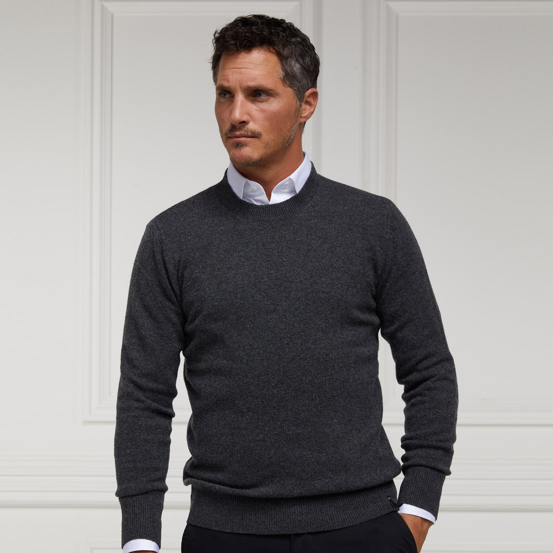 Holland Cooper Mens Byron Crew Neck Knit