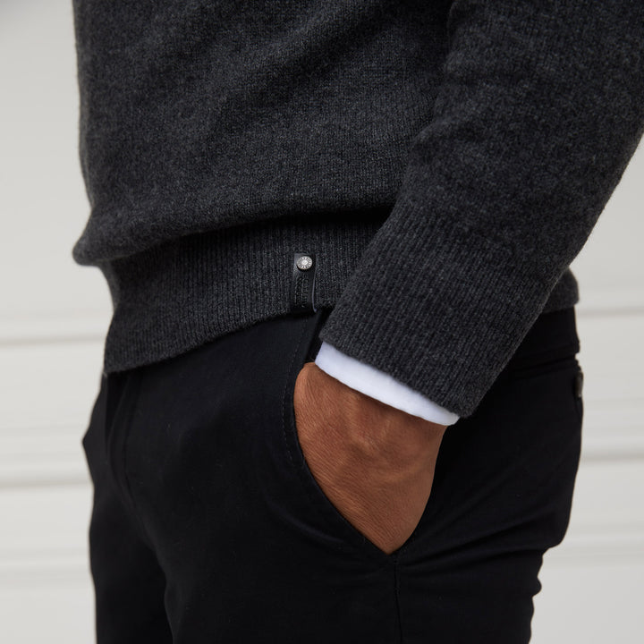 Holland Cooper Mens Byron Crew Neck Knit