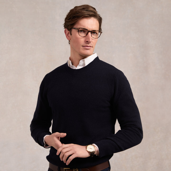 Holland Cooper Mens Byron Crew Neck Knit