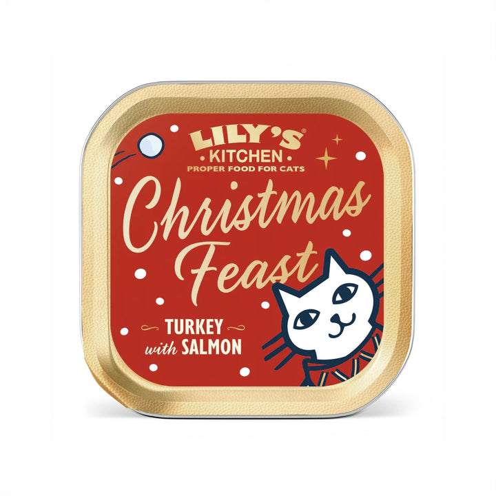 Lily's Kitchen Xmas Cat Turkey & Salmon Pate