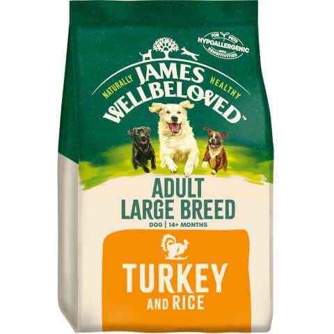 James Wellbeloved Adult Dog Large Breed with Turkey & Rice