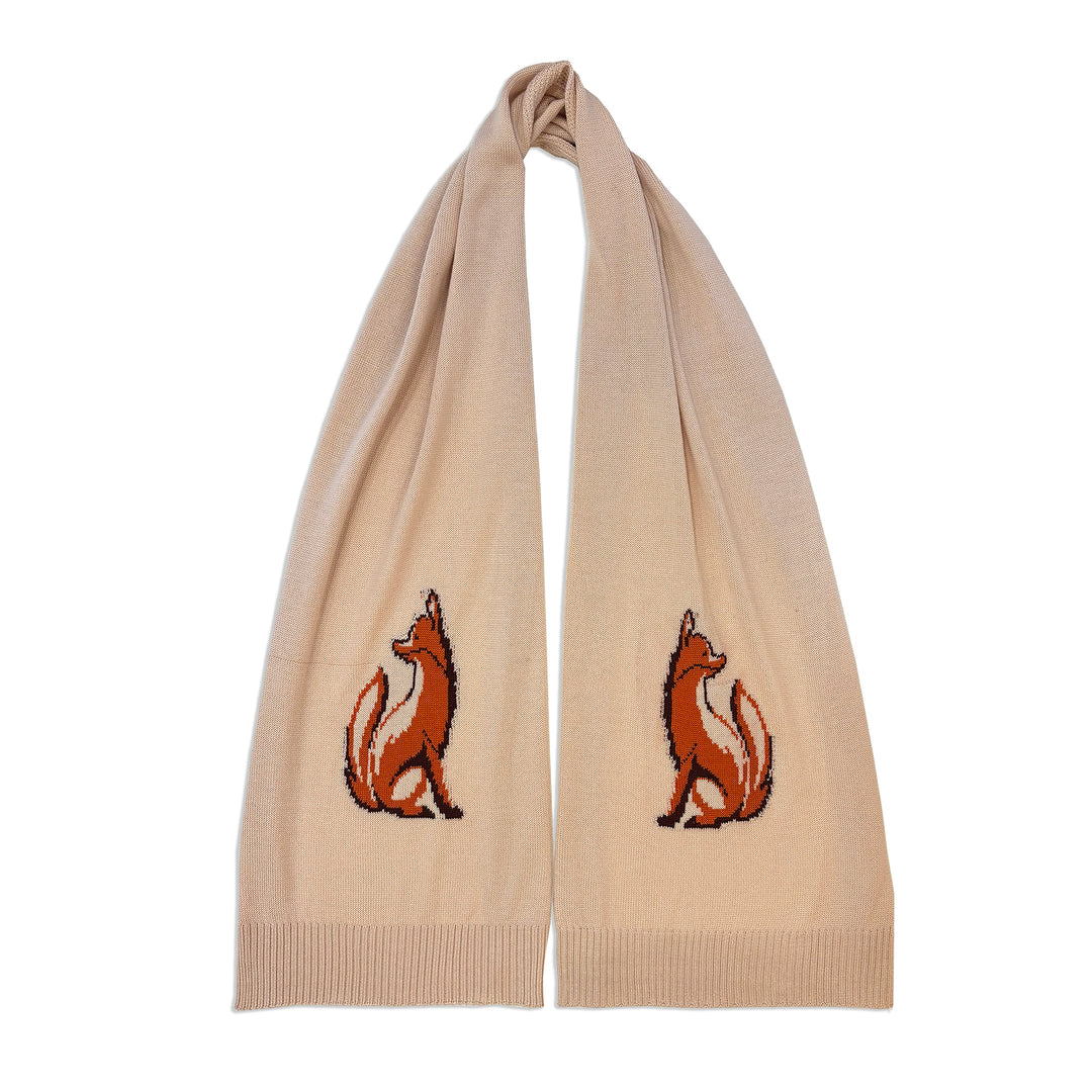 Waring Brooke Ladies Fox Chunky Scarf