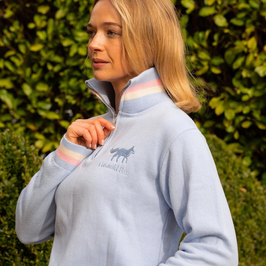 Cotwold Fox Unisex Knitted Quarter Zip