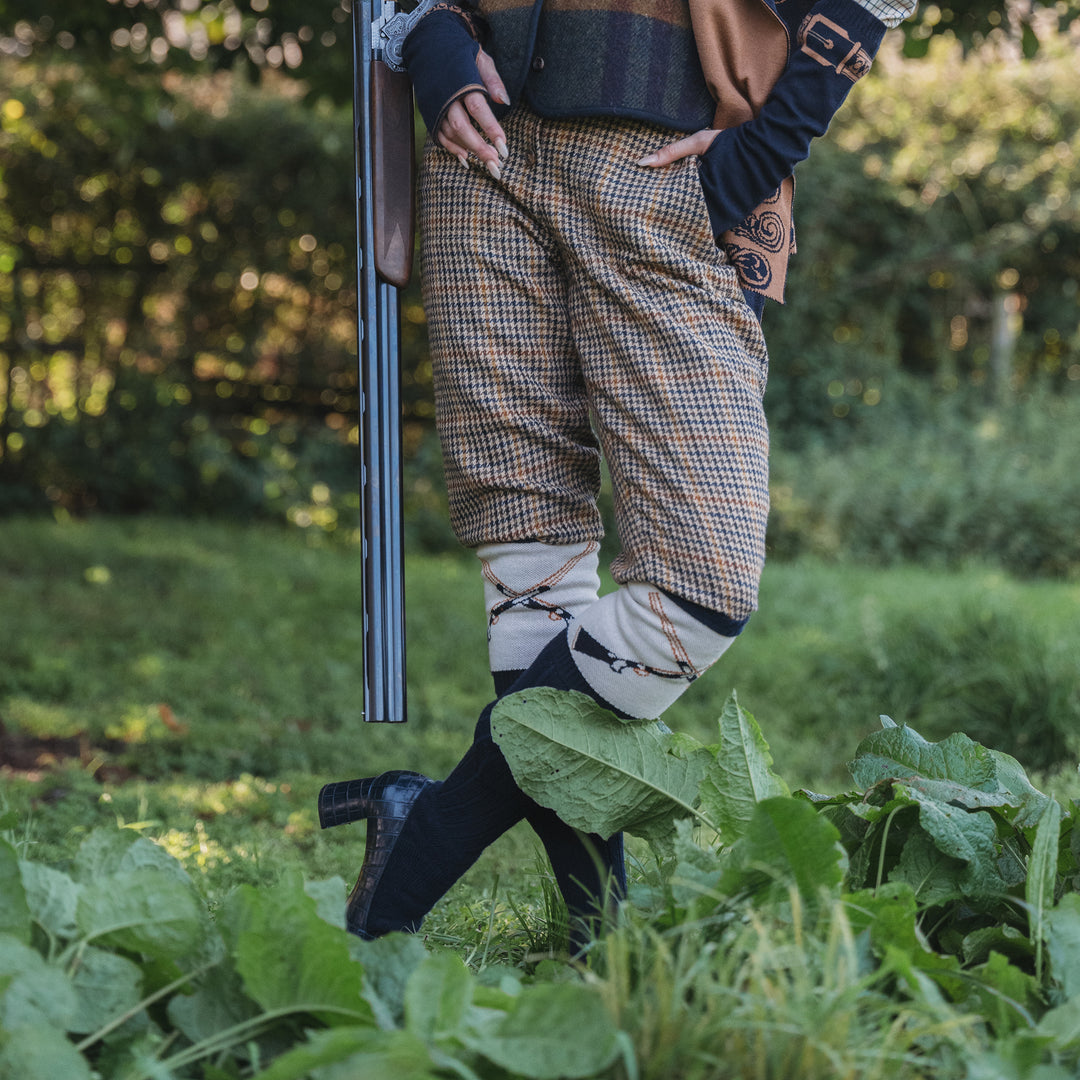 Waring Brooke Crossed Gun Socks