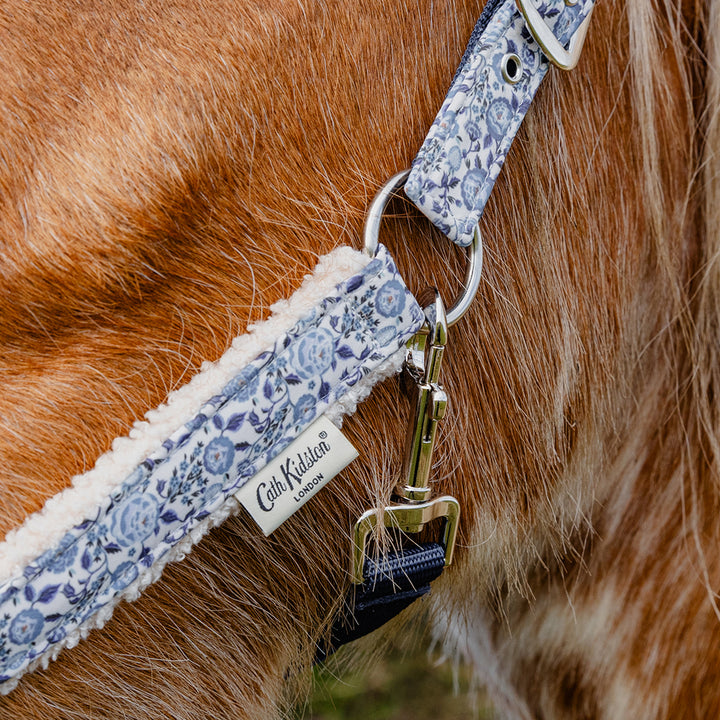 Cath Kidston Blue Strawberry Headcollar & Leadrope Set