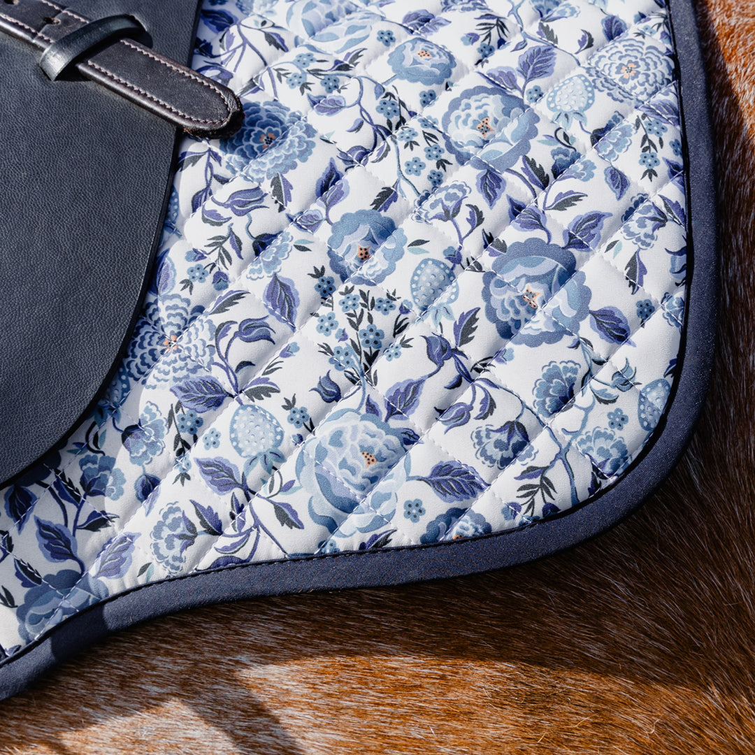 Cath Kidston Blue Strawberry GP Saddle Pad