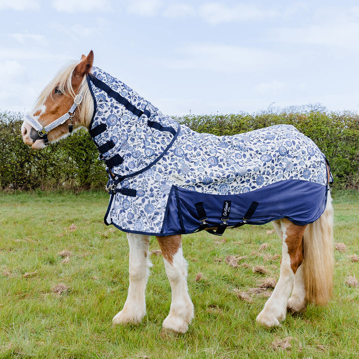 Cath Kidston Blue Strawberry Rain Sheet & Fly Rug Set