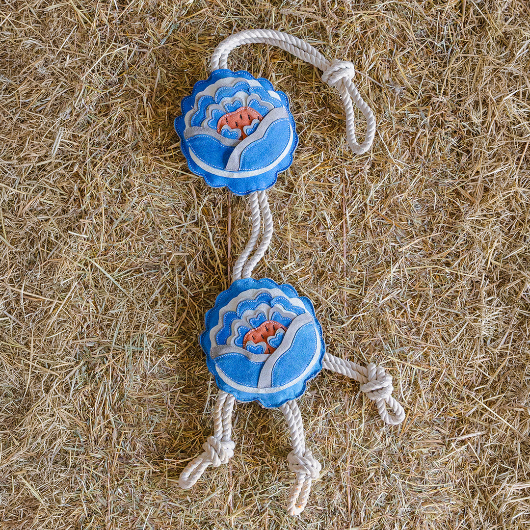 Cath Kidston Blue Strawberry Flower Horse Toy