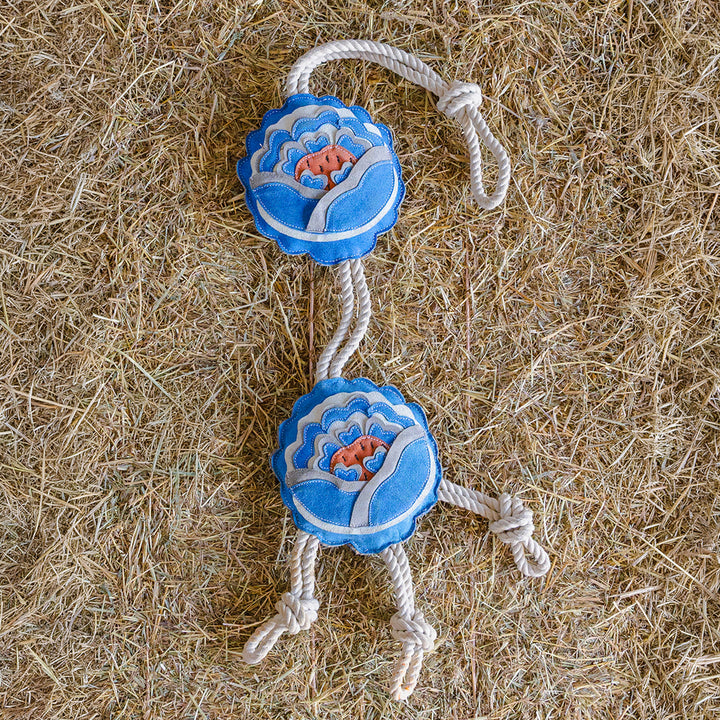 Cath Kidston Blue Strawberry Flower Horse Toy