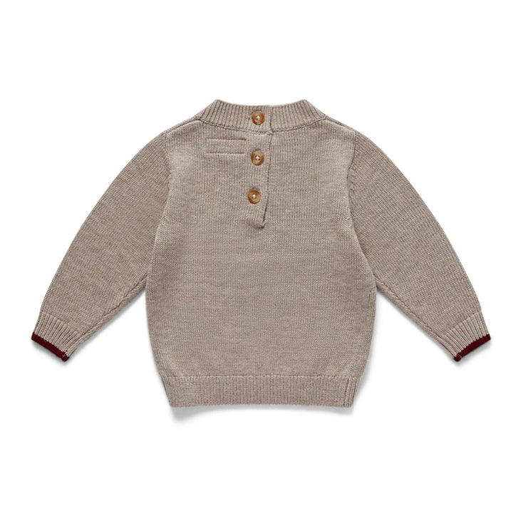 Eleanor Charles The Tractor Intarsia Jumper