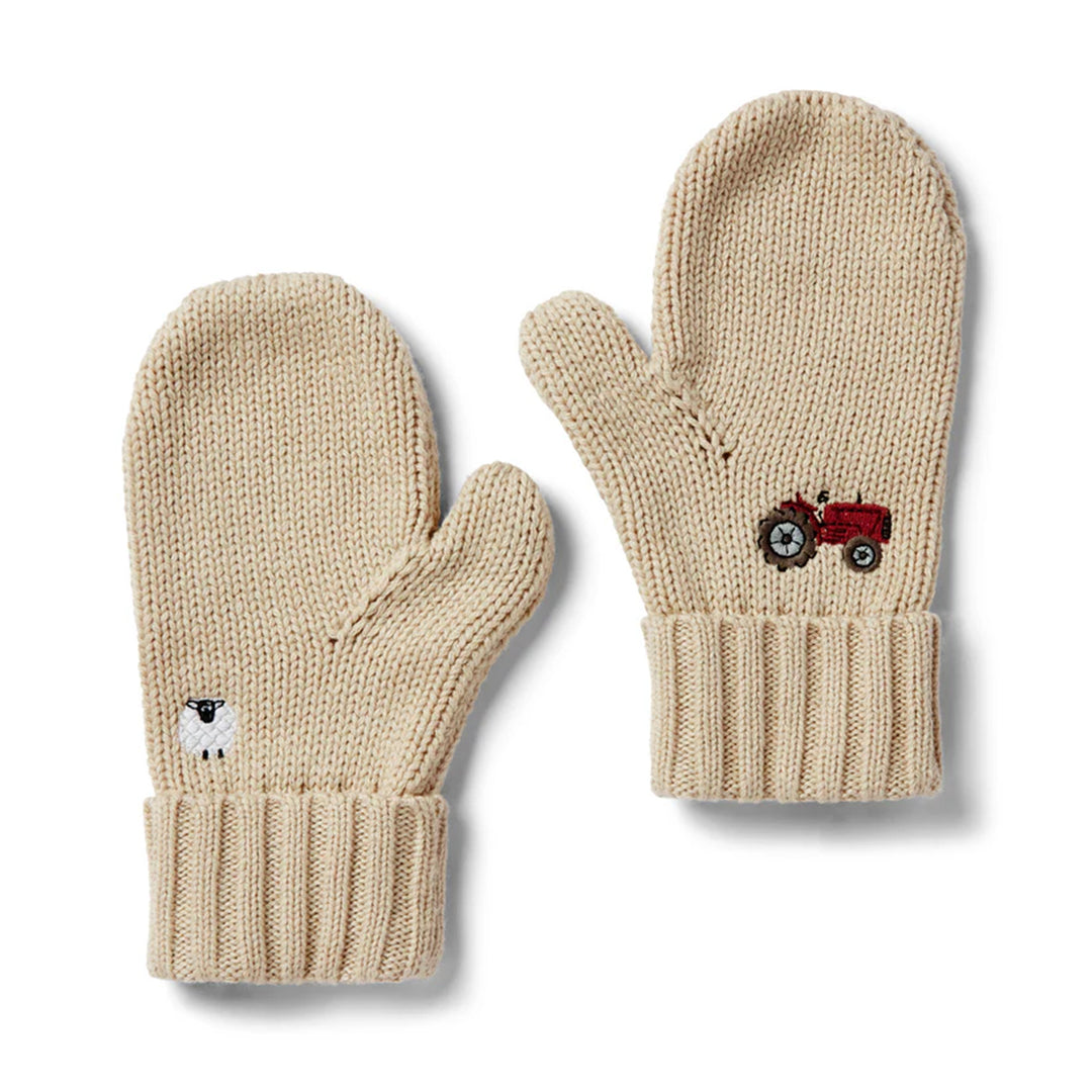 Eleanor Charles On The Farm Knit Mittens
