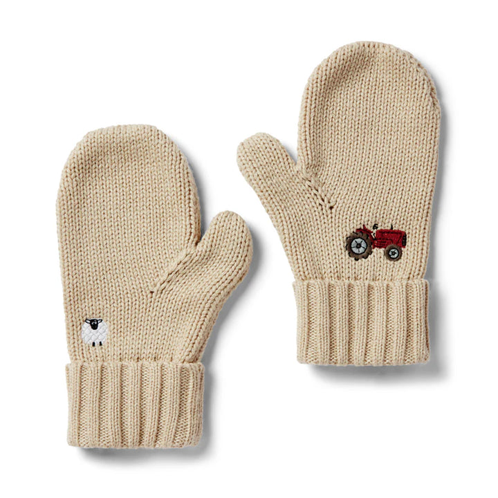 Eleanor Charles On The Farm Knit Mittens