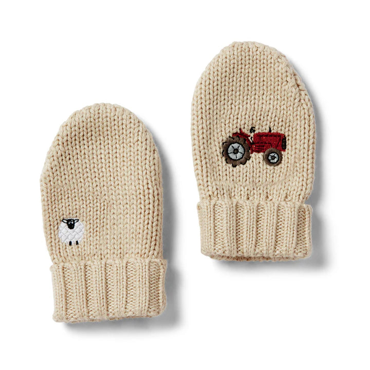 Eleanor Charles On The Farm Knit Mittens