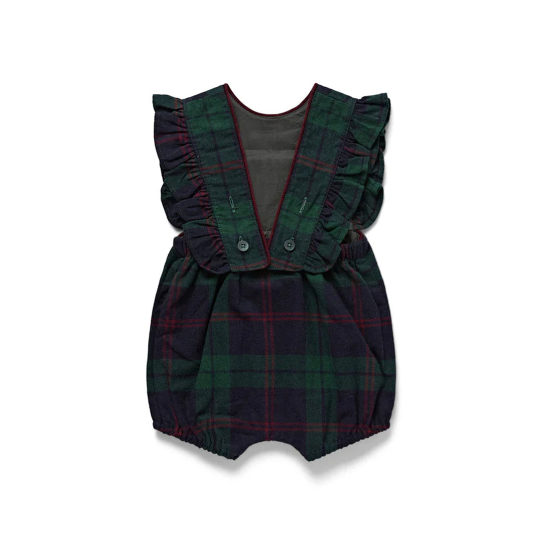 Eleanor Charles Tartan Smocked Romper