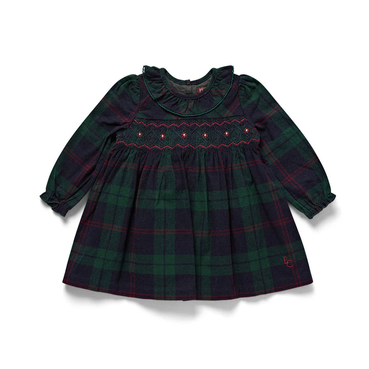 Eleanor Charles The Tartan Smocked Dress