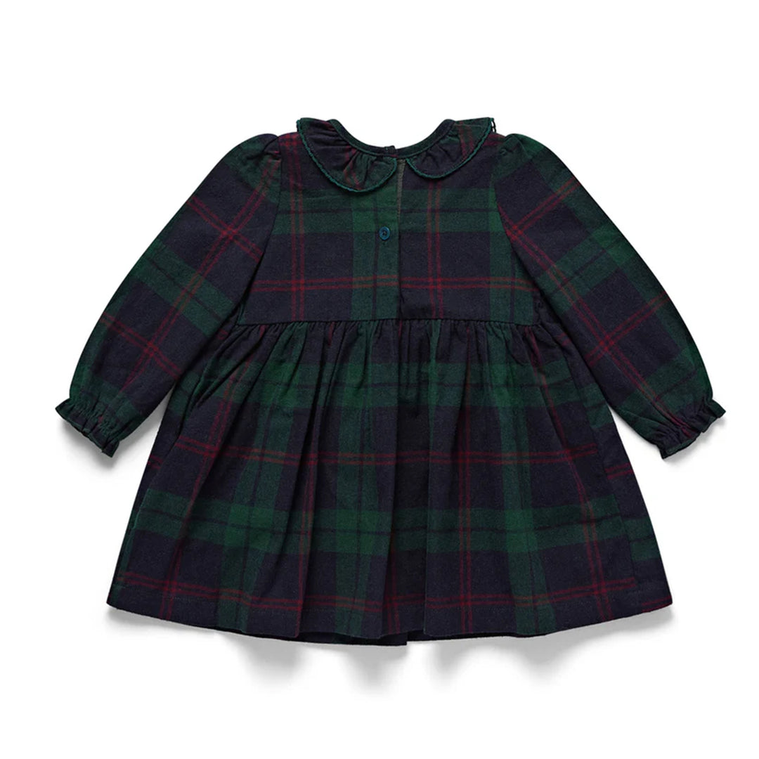 Eleanor Charles The Tartan Smocked Dress
