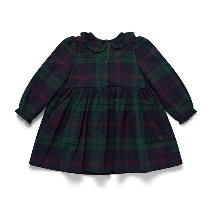 Eleanor Charles The Tartan Smocked Dress