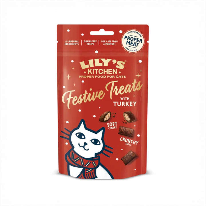 Lily's Kitchen Xmas Cat Festive Treats with Turkey