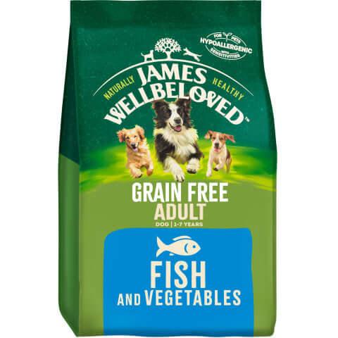 James Wellbeloved Grain Free Adult Dog Food with Fish & Vegetables