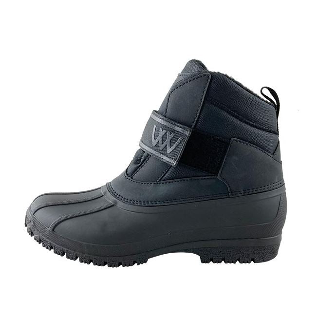 The Woof Wear Junior Short Yard Boot in Black#Black