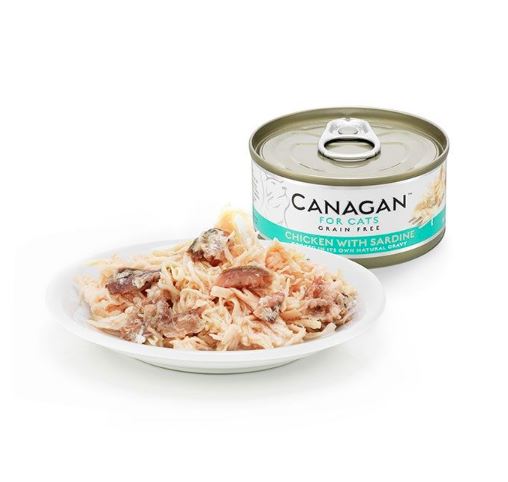 Canagan Grain Free Chicken with Sardine Cat Food Mini Tin