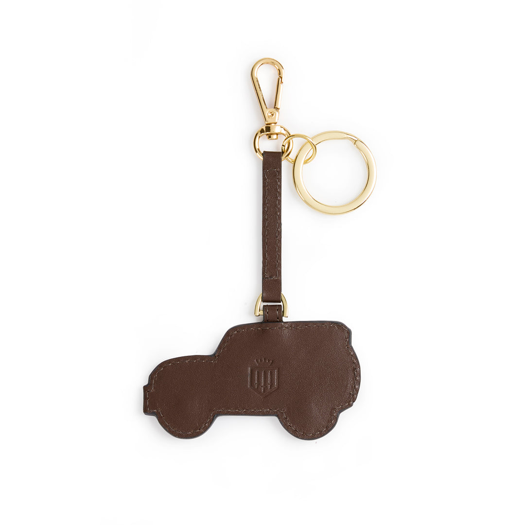 Fairfax & Favor Car Bag Charm - Port Leather
