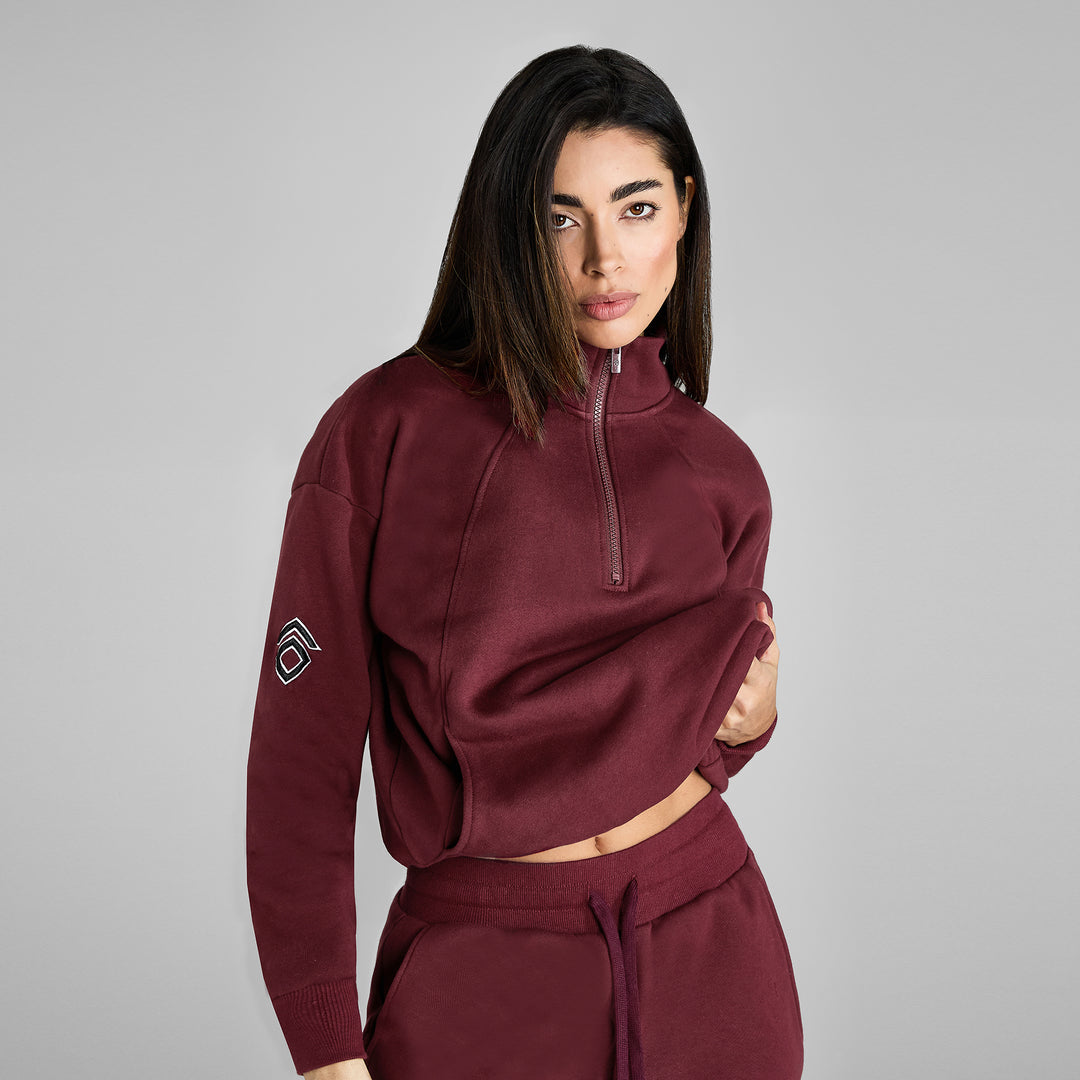 Aztec Diamond Ladies Equestrian Club Half Zip Sweater