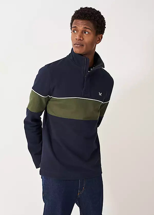 Crew Mens Padstow Pique Sweatshirt