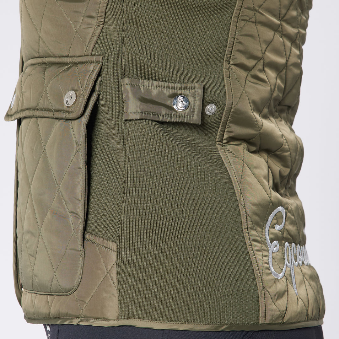 Eqcouture Ladies Diamond Quilt Gilet