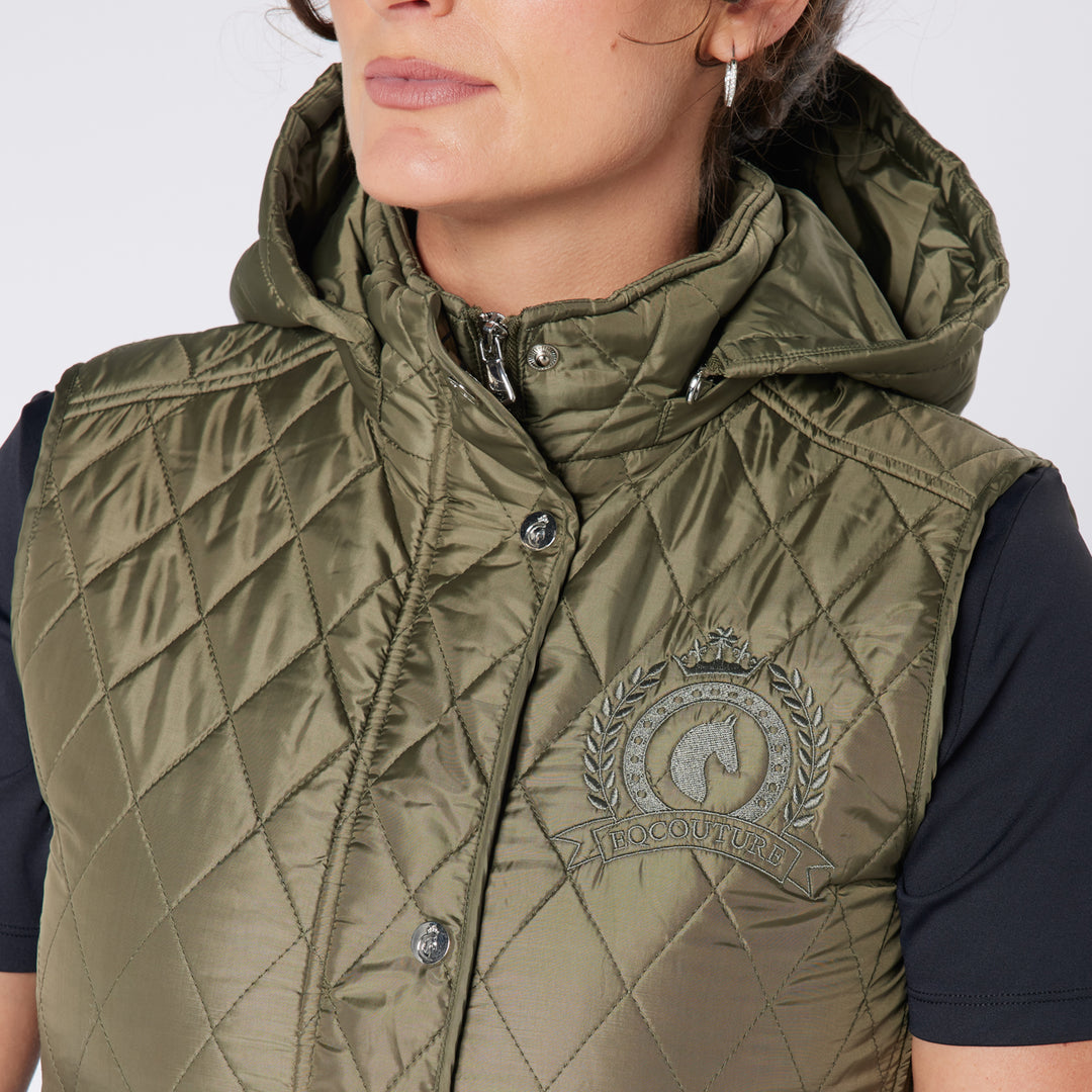 Eqcouture Ladies Diamond Quilt Gilet