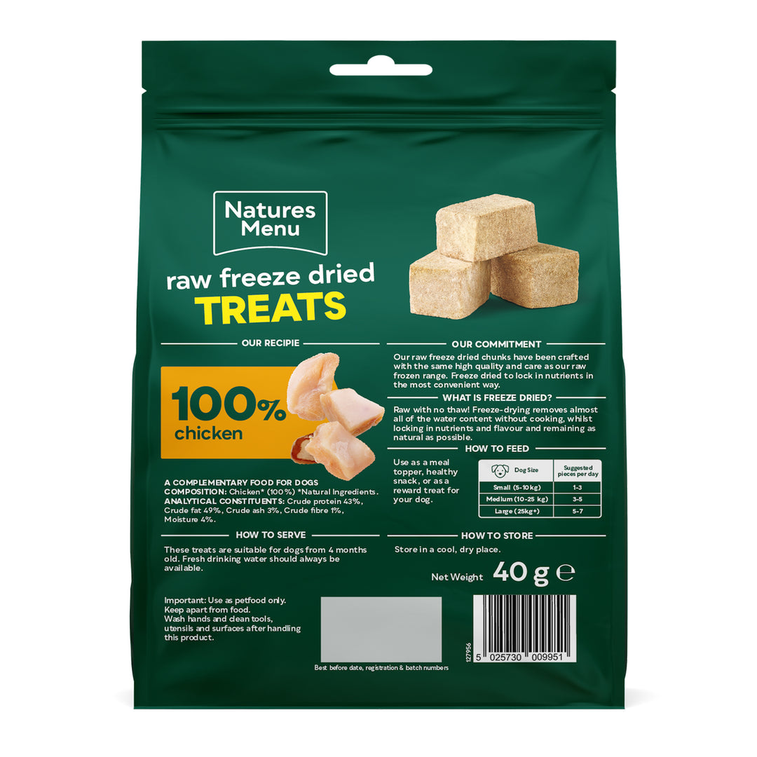 Natures Menu Freeze Dried Chicken Chunks