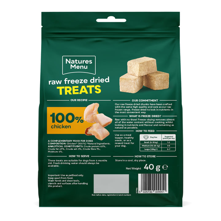 Natures Menu Freeze Dried Chicken Chunks
