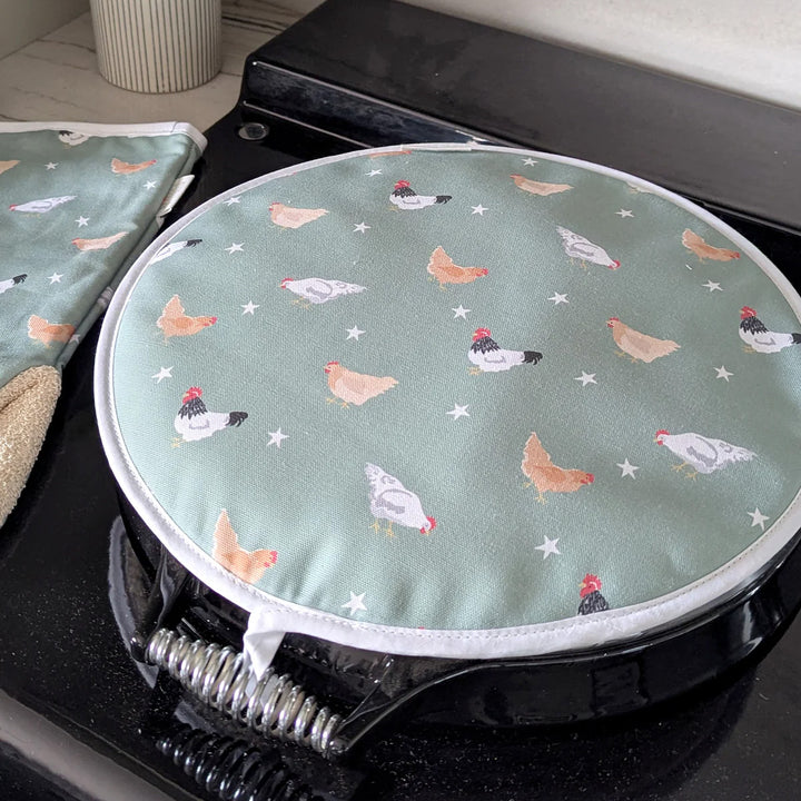 Rebecca Pitcher Hob Cover Chickens
