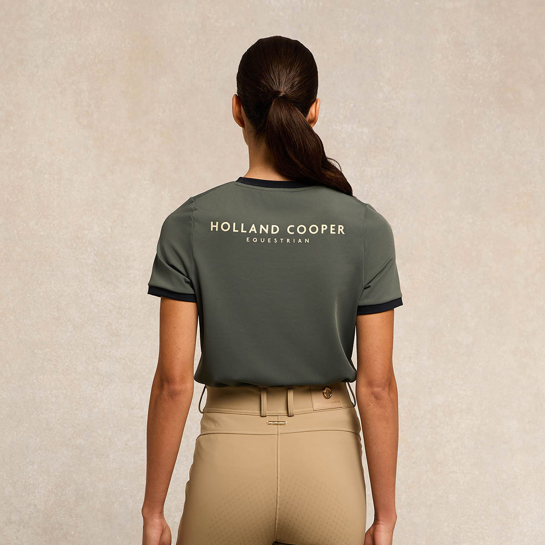 Holland Cooper Ladies Chiltern Ringer Tee