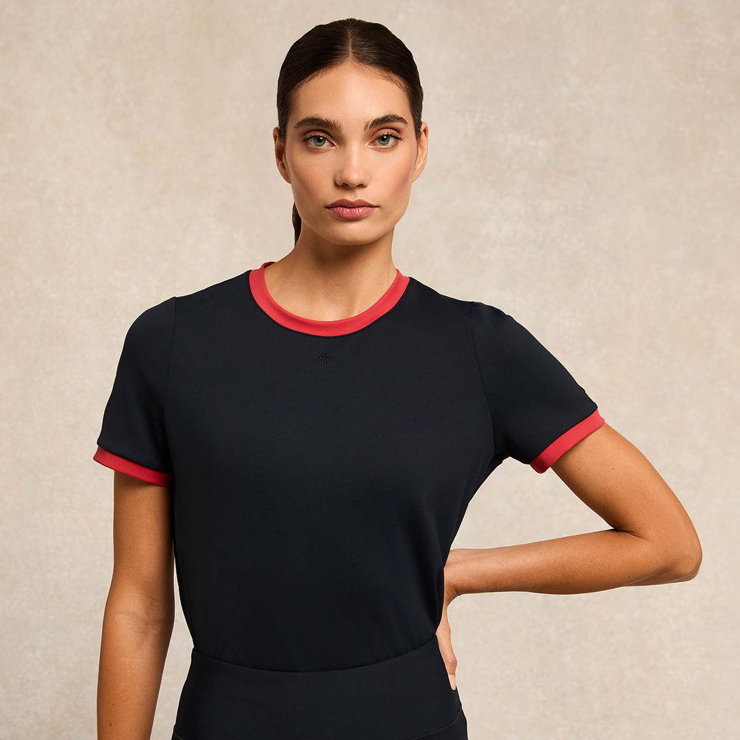 Holland Cooper Ladies Chiltern Ringer Tee