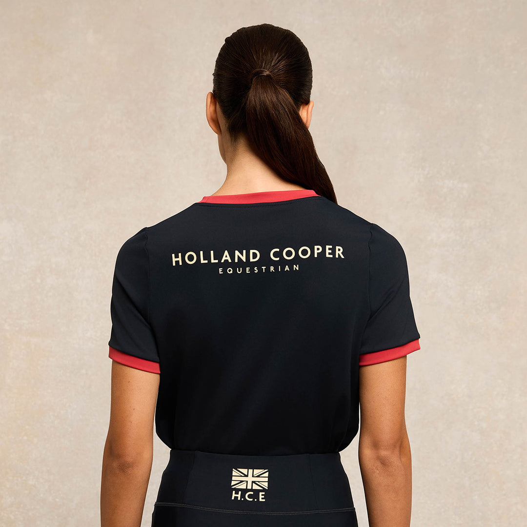 Holland Cooper Ladies Chiltern Ringer Tee