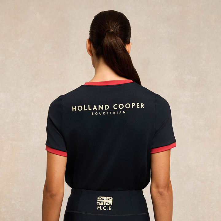 Holland Cooper Ladies Chiltern Ringer Tee